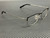 MONT BLANC MB0374OA 001 Silver Black Titanium Men's Extra Large 54 mm Eyeglasses
