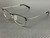 MONT BLANC MB0374OA 001 Silver Black Titanium Men's Extra Large 54 mm Eyeglasses