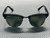 RAY BAN RBR0504S 67839A Black Green Polarized Unisex 54 mm Sunglasses