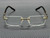 DOLCE & GABBANA DG1361 02 Gold Men's 60 mm Eyeglasses