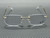 RAY BAN RX3768V 2500 Gold Transparent Unisex 56 mm Eyeglasses