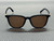 MIU MIU MU B03S 16K90Q Black Brown Women's 53 mm Sunglasses