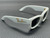 RAY BAN RB4940BP 686687 White Strass Grey Wayfarer Puffer Unisex 47 mm Sunglasse