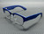 RAY BAN RX7316V 5207 Blue on Gunmetal Unisex 52 mm Eyeglasses