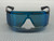 PRADA LINEA ROSSA PS B06S 1BO08R Matte Black Blue Mirror Men's 60 mm Sunglasses