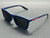 PRADA LINEA ROSSA PS B08S TFY06F Matte Blue Dark Grey Men's 56 mm Sunglasses