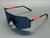 PRADA LINEA ROSSA PS B50S 1BO06A Black Dark Blue Men's 70 mm Sunglasses