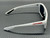 PRADA LINEA ROSSA PS B02S AAI40A Matte White Silver Mirror Blue 59 mm Sunglasses