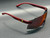 FERRARI FZ6024U 530 M5 Red Bordeaux Red Mirror Men's 65 mm Sunglasses