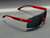 FERRARI FZ6024U 526 87 Shiny Red Dark Grey Men's 65 mm Sunglasses