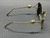 VERSACE VE2288 100287 Gold Dark Grey Women's 62 mm Sunglasses