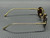 VERSACE VE2295 100273 Gold Dark Brown Women's 56 mm Sunglasses