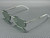 RAY BAN RB3768 003 M1 Silver Emerald Dark Photochromic Unisex 56 mm Sunglasses