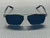 DOLCE & GABBANA DG2336 04 80 Gunmetal Solid Blue Men's 59 mm Sunglasses