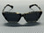 BURBERRY BE4468 419987 Check Gray Dark Grey Women's 54 mm Sunglasses