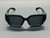 BURBERRY BE4472U 300187 Black Dark Grey Women's 53 mm Sunglasses