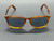 PERSOL PO3019S 96 56 Terra Di Siena Brown Blue Square Men's 52 mm Sunglasses