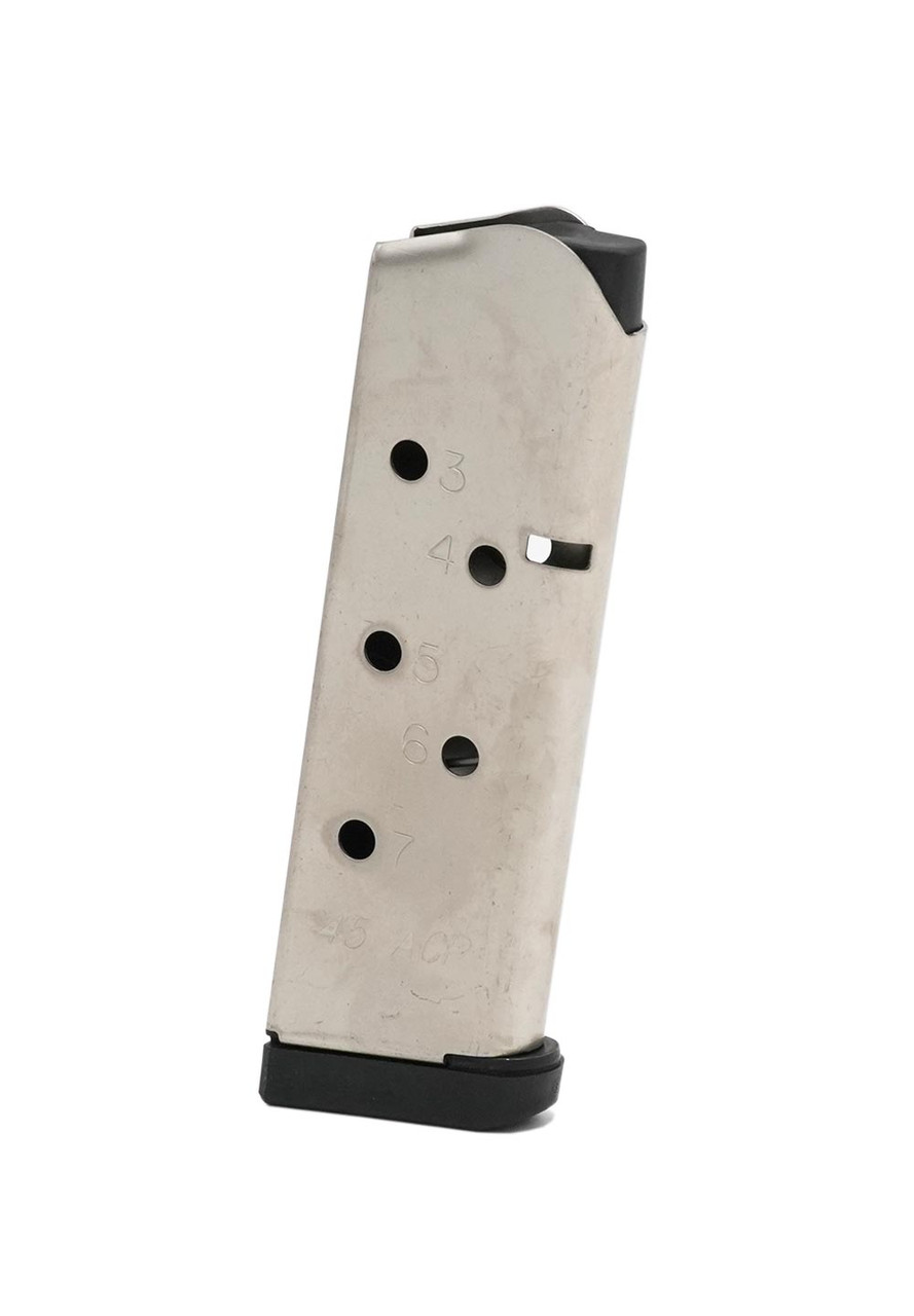 45 ACP 1911 Officer/Defender 7 Rd Mag with Pad
