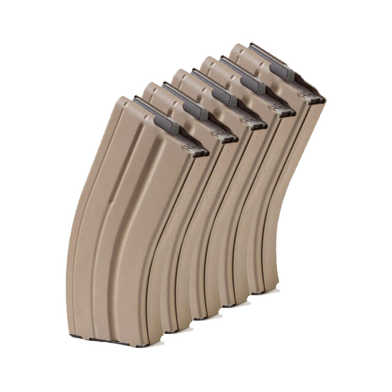 ASC| (5 Pack) 7.62x39 Stainless Steel 20 Rd Magazines