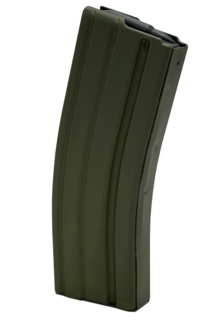 30rd Olive Drab Magazine with Black Follower