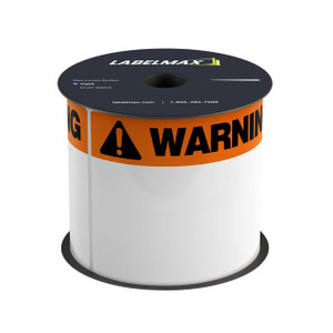 LabelMax® 300Xi Model Die-Cut Warning OSHA Header Roll