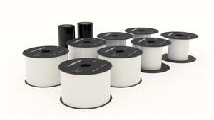 Rack label supply bundle with 1-inch core for thermal transfer printers by LabelMax