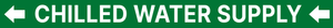 Chilled Water Supply Pipe Marker (White/Green) Chilled Water Supply Pipe Marker (White/Green)