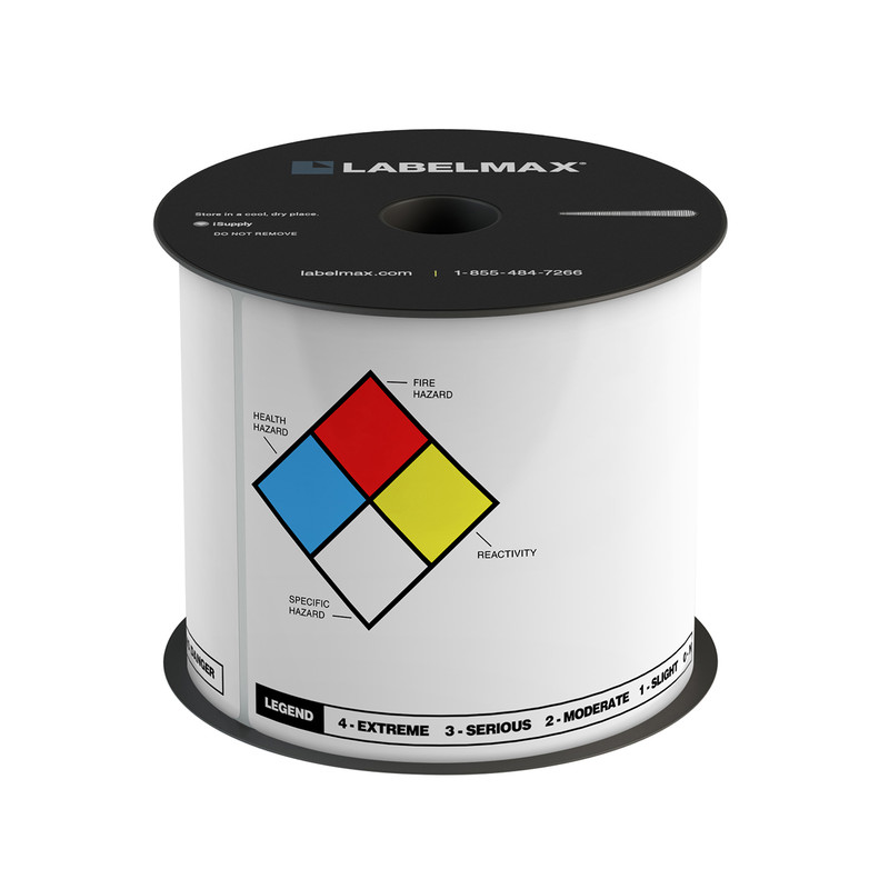 Outdoor NFPA RTK label roll for thermal transfer printers