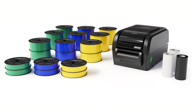 LabelMax® 300Xi Mechanical Contractor Bundle for HVAC pipe labeling