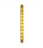 10 LED 9" Turn Signal Light Bar - Amber LED/Clear Lens