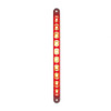 10 LED 9" Stop, Turn & Tail Light Bar Only - Red LED/Clear Lens