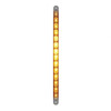 14 LED 12" Turn Signal Light Bar - Amber LED/Clear Lens