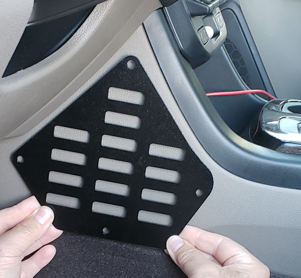 2 Panels Chevy Colorado Console Molle Panels Datin Metal Fabrication Inc.