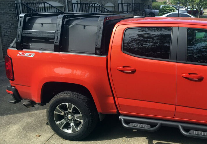 Chevy Colorado Canvas Cage Bed Rack - Datin Metal Fabrication Inc.