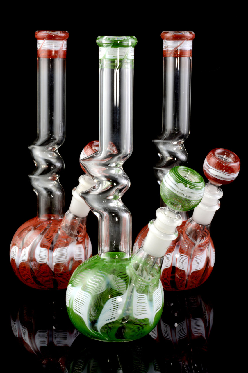 Colorful GoG Zig Zag Water Pipe WP1853 Wholesale Head Shop Inventory