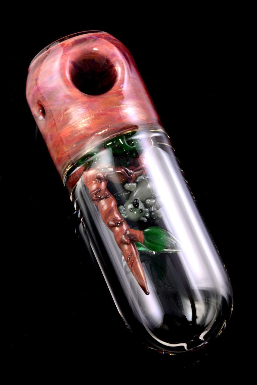 (US Made) "Save the Koalas" UV Reactive Dry Pipe P2206 Bulk