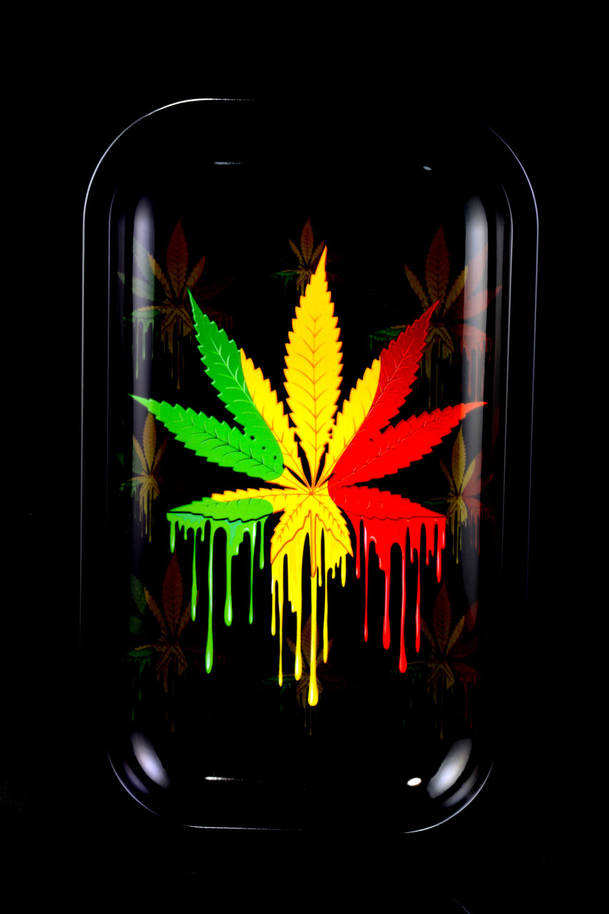 Medium Art Metal Rolling Tray RP297 Wholesale Metal Trays