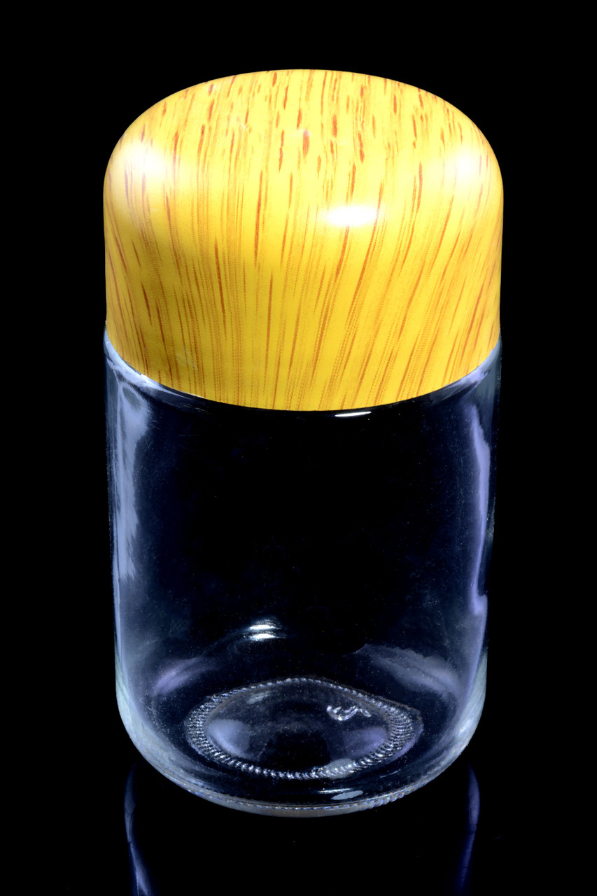 Glass Jar with Tamper Resistant Lid J0241 Wholesale Head Shop