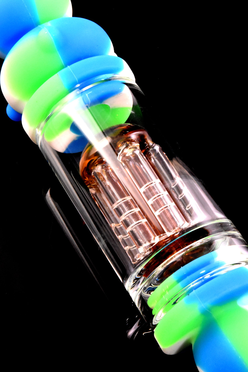 Silicone Rocket Nectar with Glass Tree Perc 8.25