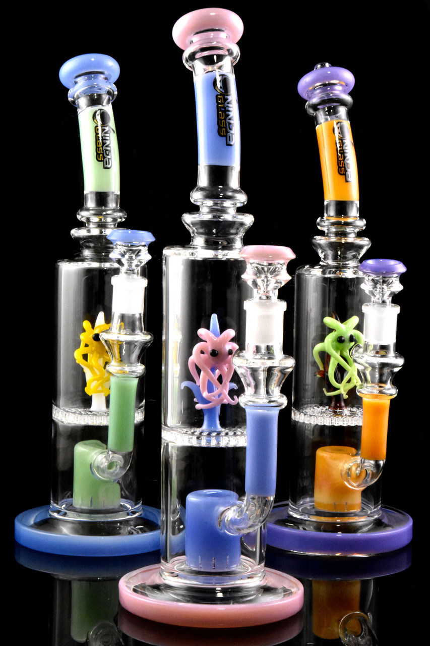 Large Multicolor GoG Straight Shooter Water Pipe w Octopus Honeycomb ...