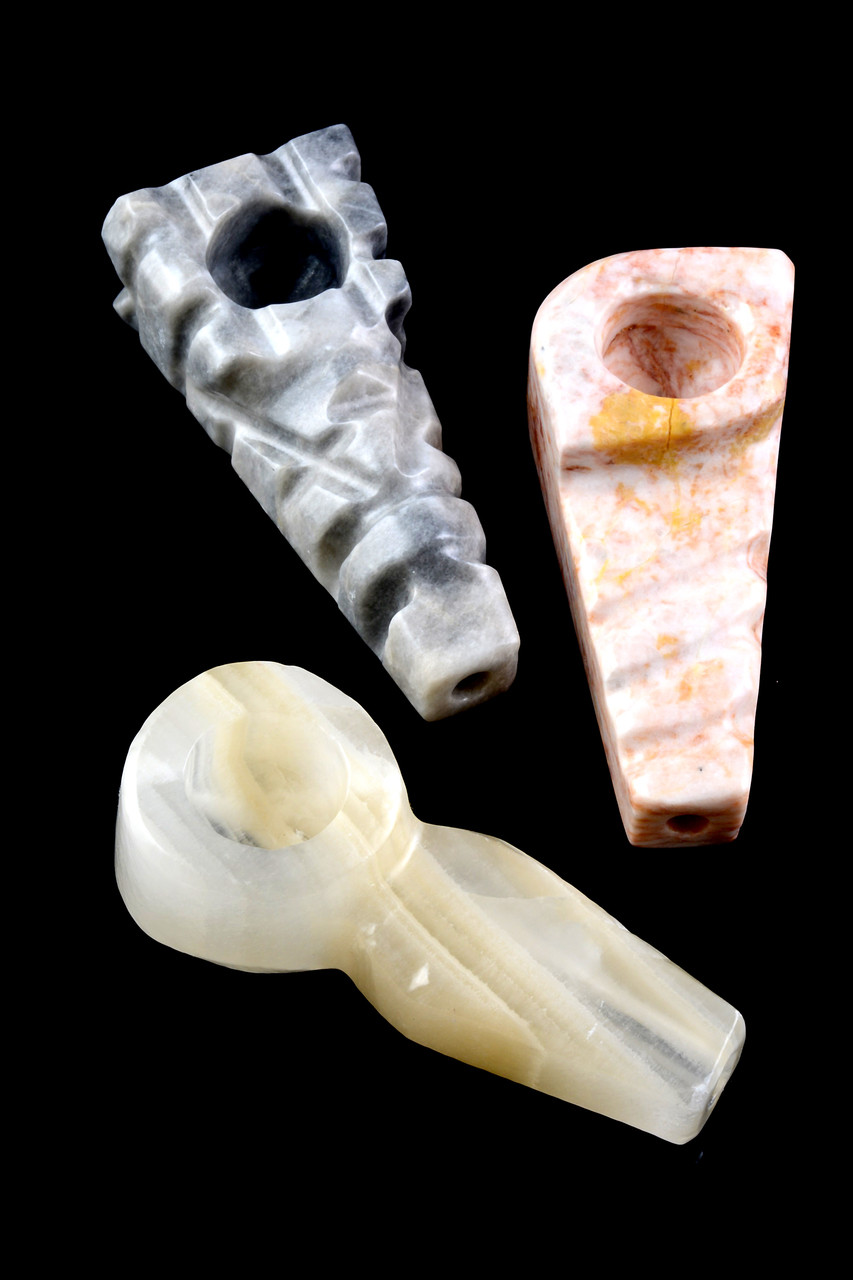 Medium Onyx Stone Pipe
