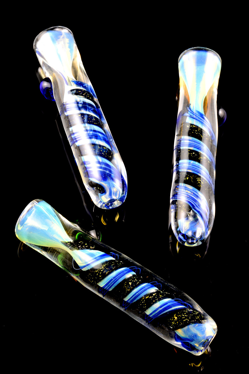Color Changing Dichro Glass Chillum C220