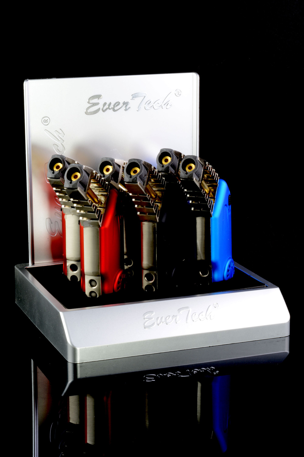 6 Pc EverTech Torch Lighter Display - L0222 | Bulk Retail Lighter Displays