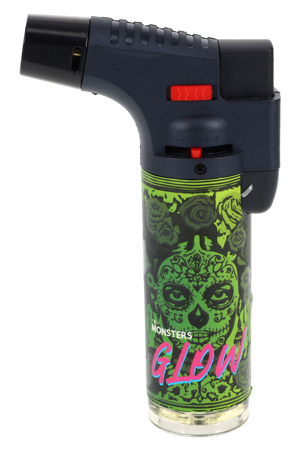 12 Pc Blink Glow Folk Monster Torch Gun Lighter Display - L0275