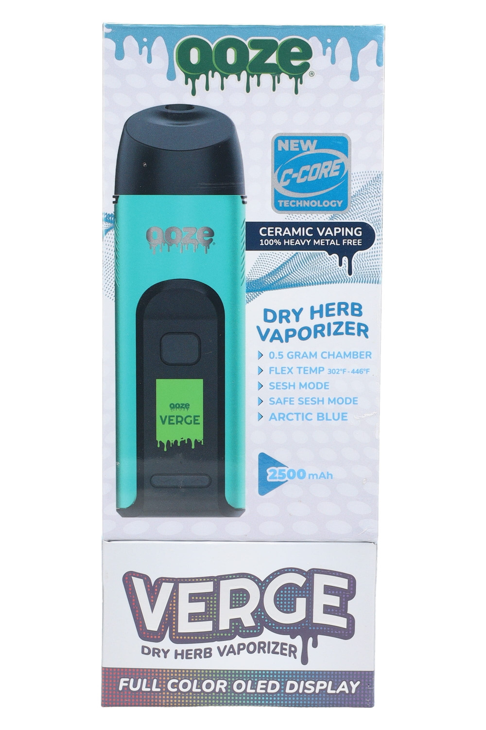 Ooze Verge Dry Herb Vaporizer (2500 mAh) | SPS Wholesale