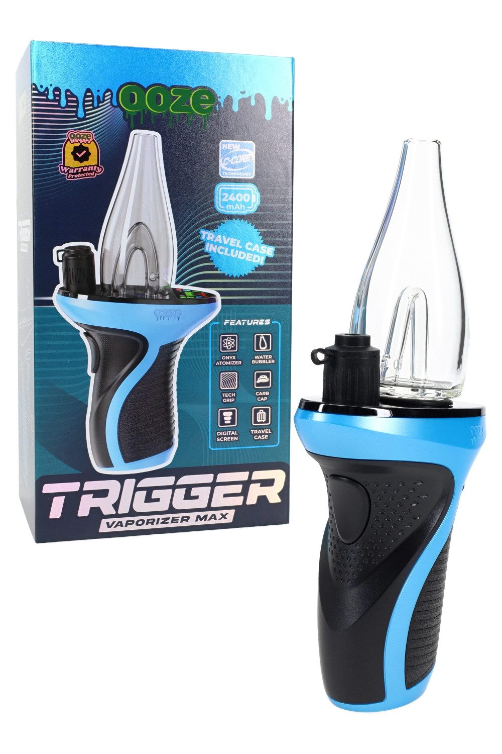 Ooze Trigger 2400mAh Wax Vaporizer - V0614 | Wholesale Head Shop