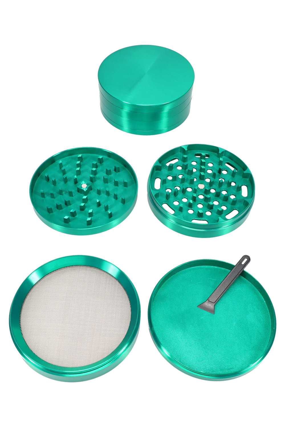 100 mm 4-Part Zinc Alloy Grinder | Wholesale