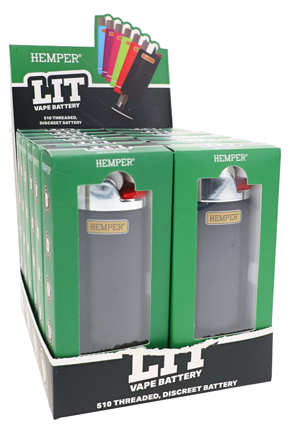vape battery packaging Hemper Lit Size:350mAH flavor-dragon Death Row DR15K Disposable