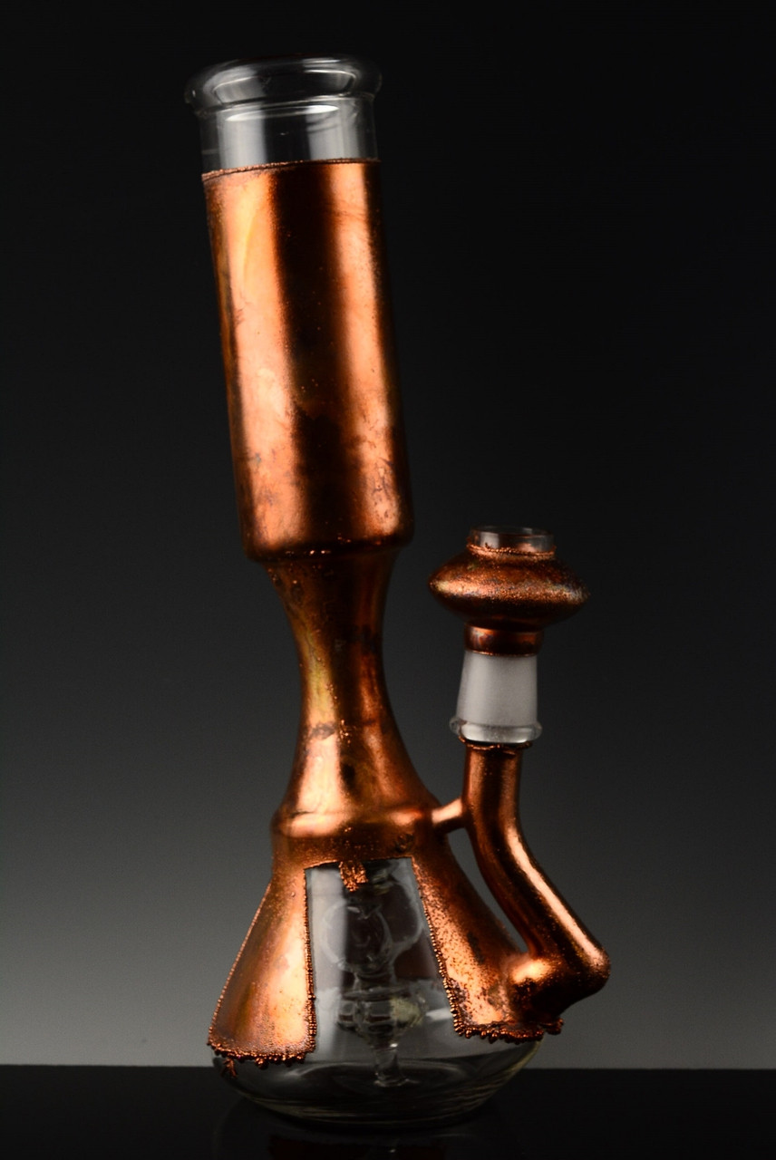 Medium Steampunk Copper Plated Concentrate Water Pipe
