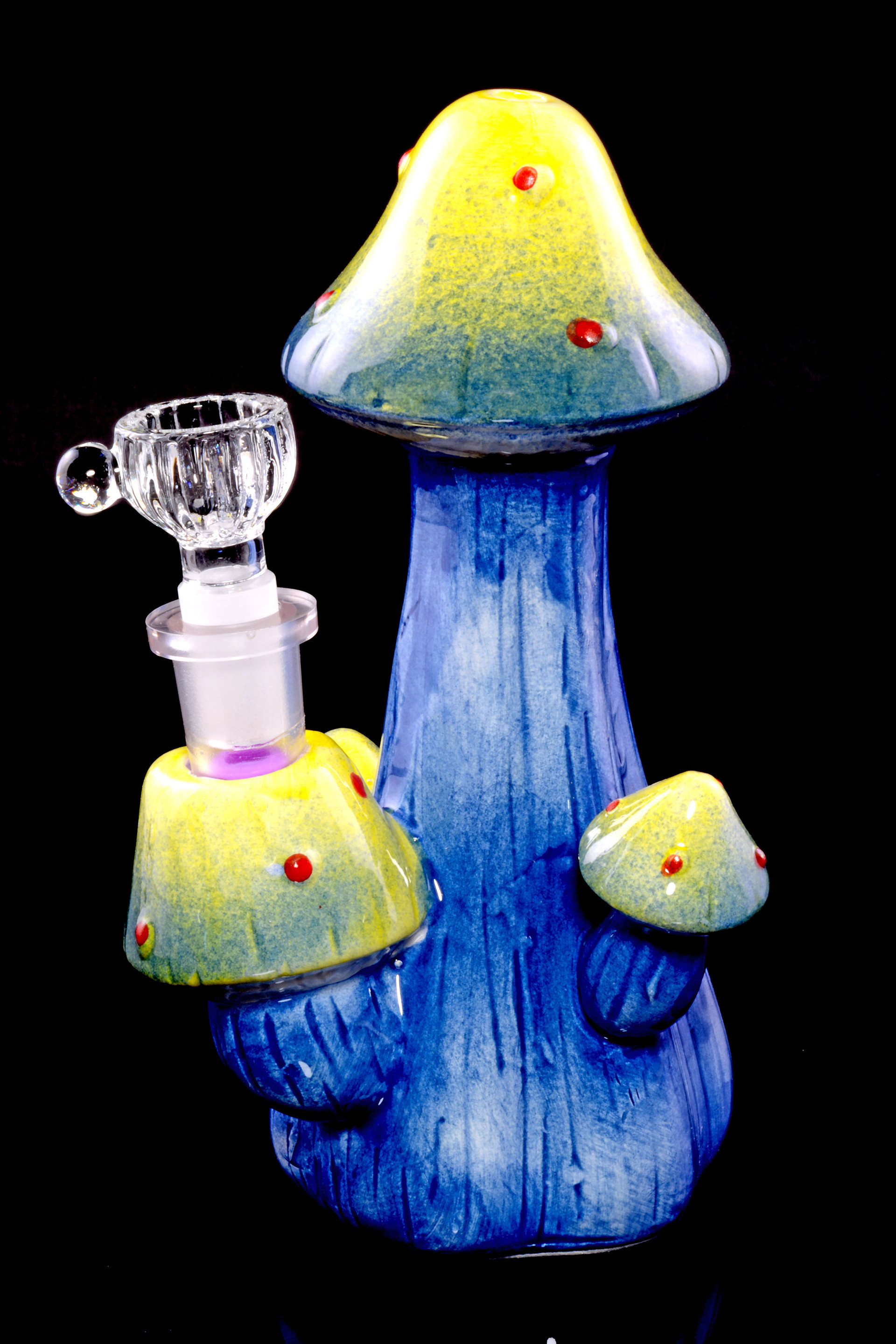 Ceramic Mushrooms Water Pipe - WP1740 | Wholesale Head Shop Inventory